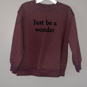 Just be a Wonder Zara Kids Sweatshirt